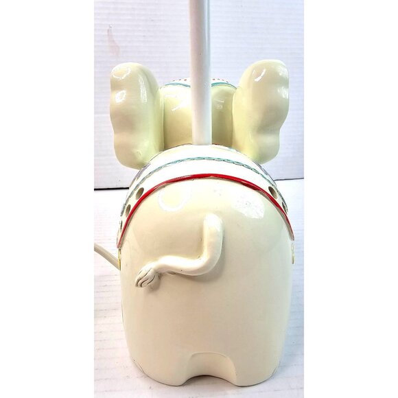 Levtex Elephant Ceramic Table Lamp With Hand-Painted Floral Details 2016 - Picture 7 of 9